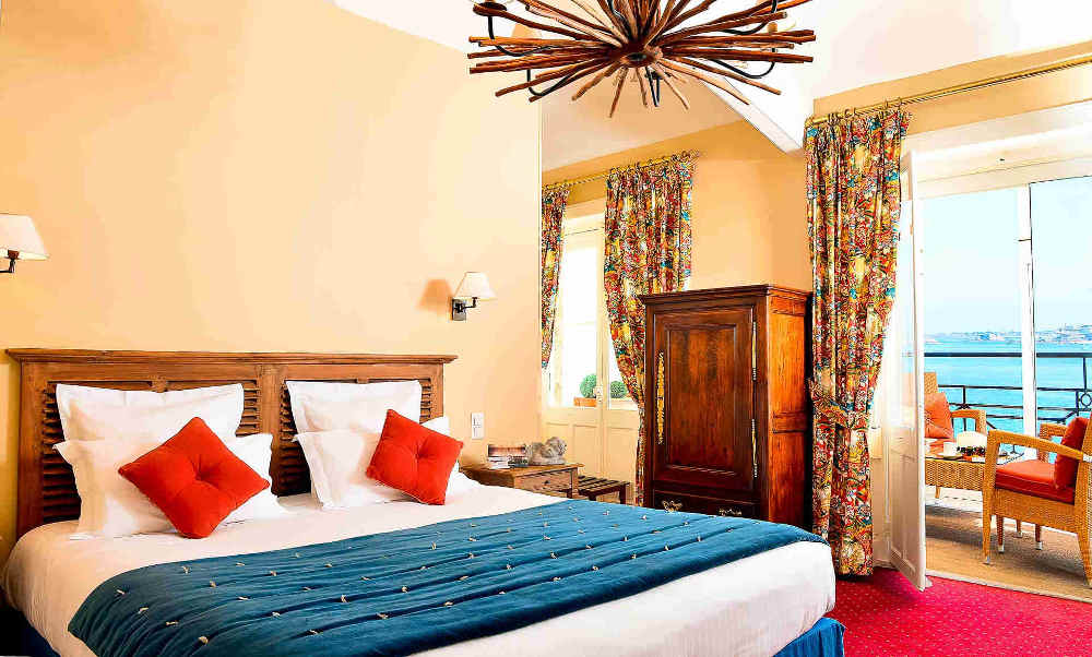 suite hotel dinard vue mer la Reine Hortense